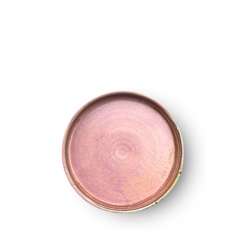 Rustic Blush Straight Edge Appetizer Plate