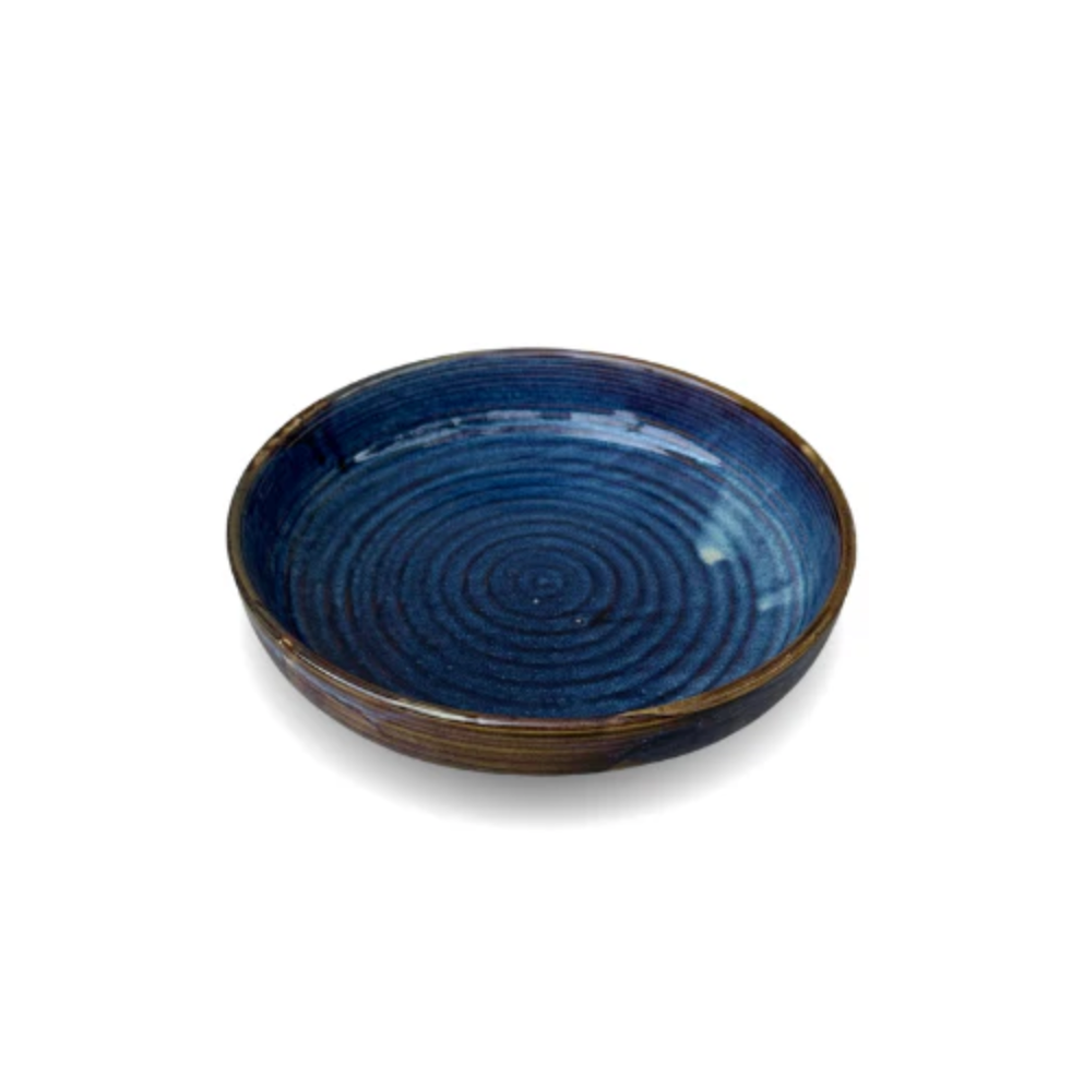 Aqua 8.5" Shallow Bowl