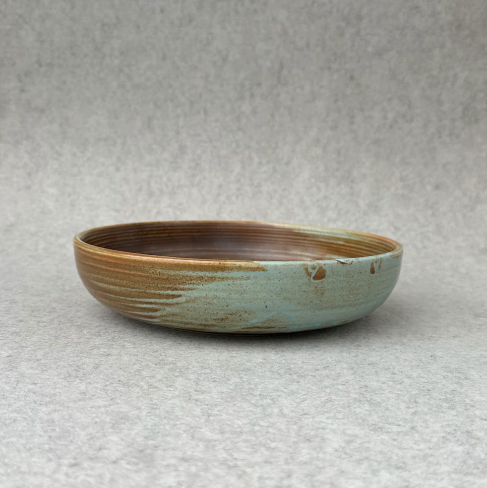 Fire & Earth Shallow Bowl