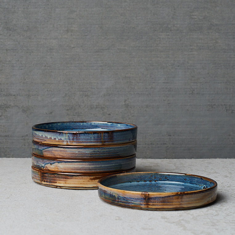 Aqua Small Straight Edge Tray