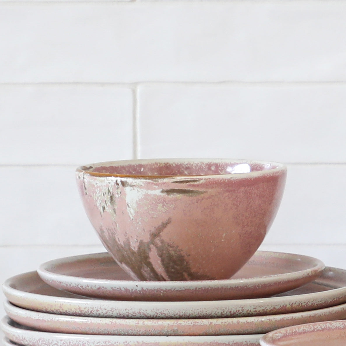 Rustic Blush Cereal Bowl