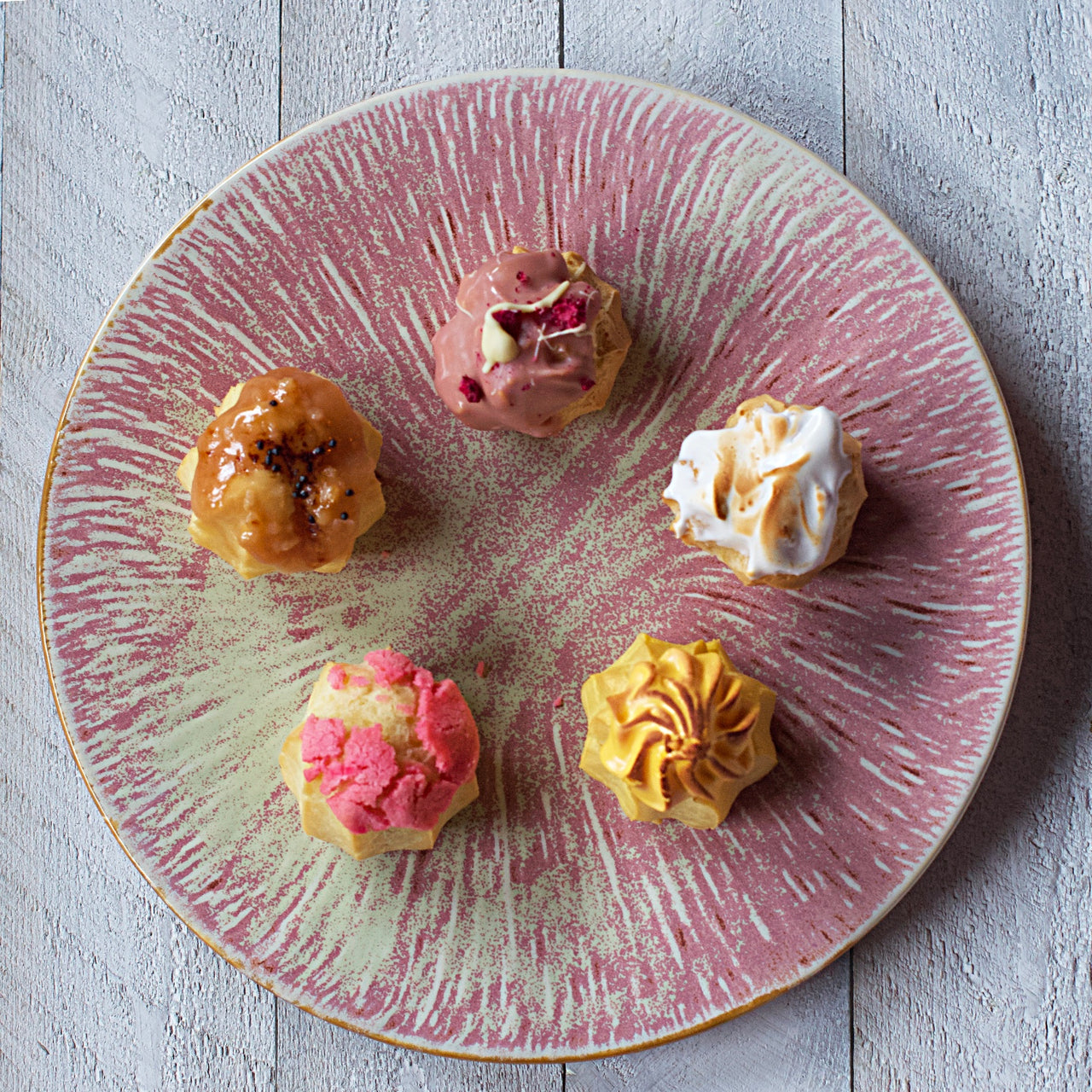 Rustic Blush Round Platter